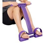 Corde de traction fitness - Équipement de musculation élastique antidérapant,Corde d'exercice à pédale avec poignées | pour affiner bras/jambes, musculation, hommes, femmes, ados, maison, gym, yoga, P