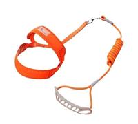Corde de Traction for Harnais for Animaux de Compagnie, antidéflagrante, Universelle for Chats et Chiens, Couleur Macaron, Respirante, Confortable et à la Mode(Orange,2M_S)