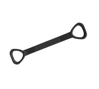 Corde de traction musculaire 8 bandes de résistance élastique pour entraînement du dos cou ouvert ceinture d'entraînement du dos corde d'exercice outil d'étirement