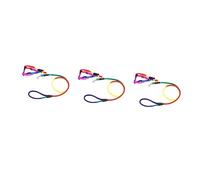 Corde de Traction pour Chien, 3 pièces, Sangle de remorquage, Bande de Traction, Belle Laisse pour Animaux de Compagnie, Collier de Chien Arc-en-Ciel