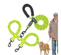 Corde de traction pour chien, corde de dressage de chien - 2 en 1 ceinture de traction pour chiots, chiot de chat à callosités absorbant l'élastique pour animaux de compagnie de taille moyenne