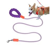 Corde de traction pour chien, corde d'entraînement pour chien - Ceinture de traction pour chiots - Laisse résistante et douce avec traction pour chiens de taille moyenne et grande qui font de la