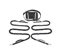 Corde De Traction pour Chien - Lanière Réfléchissante Réglable pour Chien avec Poche À Fermeture Éclair - Sangle Réfléchissante Réglable pour Course Randonnée Voyage Et Activités Extérieures