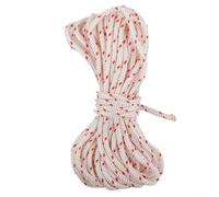 Corde de traction pour tronçonneuse et débroussailleuse 5 m en nylon avec revêtement scellé pour protéger contre la saleté et l'usure compatible avec les tondeuses à gazon (4 mm)