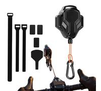 Corde de traction pour vélo, 2,5 m, rétractable, automatique, sangle de traction extensible pour les randonnées à vélo, les trajets en groupe, les sentiers de stationnement, les activités familiales