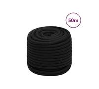 Corde de travail Noir 18 mm 50 m Polyester