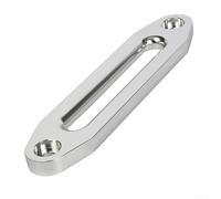 Corde de treuil en nylon léger avec guide en aluminium, parfaite pour des récupérations efficaces de véhicules tout-terrain (blanc)