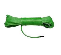 Corde de Treuil, Green 5mm * 15M Winch Line, 3/16 "* 50ft Synthetic Corde de câble, Câble treuil bateau, Off route 4500lbs