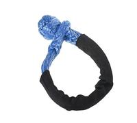 Corde de treuil synthétique avec résistance à la Rupture 45 000 LB, Manille Souple 1 2 "x 22" for véhicules Tout-Terrain(Blu)