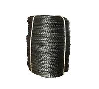 Corde de treuil synthétique corde à plasma 14mm x 100mètres for VTT/UTV Léger(Zwart)