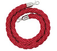 corde de velours, Corde de clôture avec crochet argenté, Cordes de contrôle des foules pour séparateur de file d'attente, Cordes de clôture de file d'obstacle, Corde de chanvre tordue avec barrière de