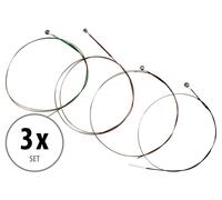 Corde de Violon 4/4 Jeu de Cordes 4 Pieces E A D G Chrome Enroulé 3x Set