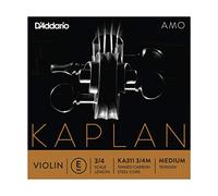 Corde de violon D'Addario Kaplan Amo - Corde E seule - KA311 3/4M - Cordes de violon - Échelle 3/4, Tension moyenne
