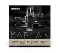 Corde de violon solo en spirale dorée Kaplan Golden Spiral - Corde E seule - K420L-1 - Cordes de violon - Échelle 4/4, Tension légère, Extrémité à boucle