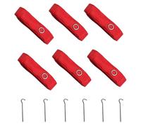 Corde de volleyball de plage - Limite de juridiction réglable, marqueur de jeu de sable pour l'extérieur | Sangle en nylon durable résistante aux intempéries, supports de mise à la terre sécurisés