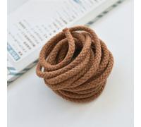Corde Décorative En Coton Pour La Décoration De La Maison,Ficelle Tissée Artisanale,Ulen Coton Macramé,Cordons Et Barbelets,Artisanat Textile Bricolage,5mm - Type Dark Brown-5mmx5yards