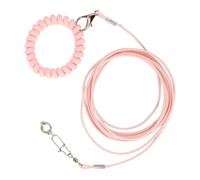 Corde d'entraînement des oiseaux - Corde de vol ultra-légère extérieur perroquet | Cheville amovible avec boucle | Jouet d'exercice anti-bite | Convient pour les pochettes Starlings Starlings Garden T