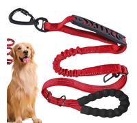Corde d'entraînement pour Chiens, Corde de Plomb de Chiens - Pas de tête de Marche à Tracer | Absorbant des Chocs, Ruban adhésif avec poignée Douce, Tracteur réglable pour Les Grandes Race Chiens