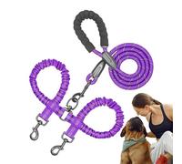 Corde d'entraînement pour chiens, corde d'entraînement pour chiens - 2 ceinture de traction du chiot IN1 | Rotation Rotation Traine à pied Plomb Pet Pet Shock Absorbant élastique pour les grands chien