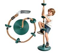 Corde d'escalade Balancoire, Balançoire Extérieur Intérieur pour Enfants avec Plateforme et Corde Réglable Charge Maximale: 200 kg pour Jardin Parcs et Terrains de Jeux