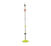 Corde d'escalade de jardin pour enfants et balançoire disque colorée 2m