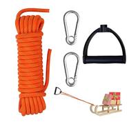 Corde d'escalade de roche, corde d'escalade extérieure,Corde de sécurité de corde extérieure réglable de haute résistance | Équipement de grimper sur les arbres robuste avec poignée p