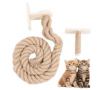 Corde d'escalade pour chat | Steps de récupération de chat d'intérieur, échelle de saut pour animaux de compagnie pour broyage de patte, meubles à gratter pour chaton monté au mur