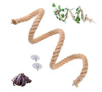 Corde d'escalade pour crabe ermite | Fournitures pour reptiles, accessoires pour crabe ermite, accessoires de terrarium, jouets d'escalade, facile à installer pour crabes, grenouilles