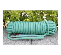Corde d'escalade statique avec crochets en acier - Corde d'extérieur de 18 mm pour randonnée, sécurité, sauvetage, parachute - Disponible en 50 m, 100 m, 120 m, 139,9 m, 160 m, 180 m, 200 m