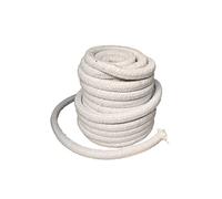 Corde d'étanchéité en Fibre de céramique - Joint d'étanchéité Rond tressé de 10 m à Haute température pour coulée de Four de chaudière,Diameter: 50 mm,3 M