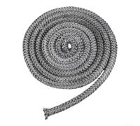 Corde d'étanchéité haute température, résistante à la chaleur, joint d'étanchéité de porte de poêle, cordon d'étanchéité pour cheminée à bois pour remplacement de porte coupe-feu (20 mm x 2,5 m)