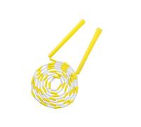 Corde d'exercice pour enfants avec perles décoratives, poignée ergonomique en plastique pour activités intérieures et extérieures, corde à sauter en famille