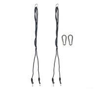 Corde d'extension réglable de 110 à 180 cm de longueur, corde PE de 10 mm et mousquetons en métal pour balançoires de jardin, cour et arrière-cour