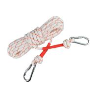 Corde D'incendie - Corde D'escalade Multifonctionnelle Avec Carabinateur | Professionnels Cordes De Survie De Câble De Cordes En Acier Portable, Outil De Sauvetage À Double Crochet Pour Escur