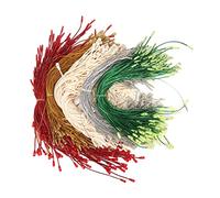 Corde D'ornement, 500 Ficelles D'ornement, 500 PCS Ficelle D'ornement, 7,9 Pouces De Long Décoration De Noël Couleurs Assorties Verrouillage Par Pression Cordes De Suspension Prédécoupées Pour la Déco