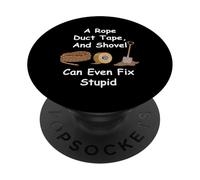 Corde Duct Tape Pelle Fixe Tout Design Humoristique PopSockets PopGrip Adhésif