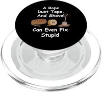 Corde Duct Tape Pelle Fixe Tout Design Humoristique PopSockets PopGrip pour MagSafe