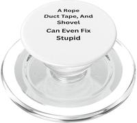 Corde Duct Tape Pelle Fixe Tout Design Humoristique PopSockets PopGrip pour MagSafe