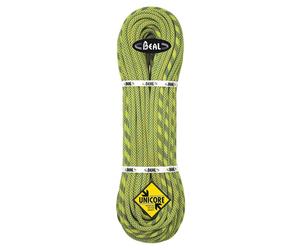 Corde dynamique Beal Booster III 9,7mm Unicore Safe Control-Dry Cover 80 m anis