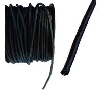 Corde Élastique 10 mm Noire 40 m avec Protection UV