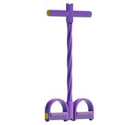 Corde élastique à pédale | Bande de résistance à 4 tubes Outil de fitness basique | Entraîneur d'entraînement, équipement d'exercice de force, accessoire de gym portable, Pilates, yoga, maison pour