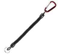 Corde élastique à ressort rétractable pour équipement de sécurité pour l'extérieur, la randonnée, le camping, porte-clés de téléphone anti-perte de 21 cm-22 cm, cordons de pêche, accessoires et outils