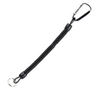 Corde élastique à ressort rétractable pour équipement de sécurité pour l'extérieur, la randonnée, le camping, porte-clés de téléphone anti-perte de 21 cm-22 cm, cordons de pêche, accessoires et outils