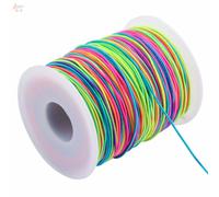 Corde Élastique Arc-En-Ciel,1 Volume,Ulronde,1mm,1.2mm,1.5mm - Type 1mm-100m