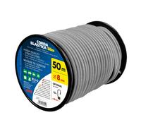 Corde Élastique Bobine Gris 50M Pour Camion Bâche Housse Maison Camping Voiture