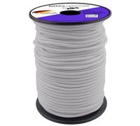 Corde élastique corde en caoutchouc cordon en caoutchouc corde de bâche corde filet à bagages tendeur corde PP 8mm 10m-100m (Blanc, 8mm - 50m (Lfm) sans bobine)