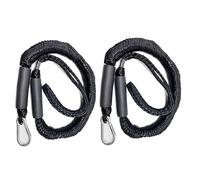 Corde élastique de 1, 2 à, 5 m, 16 mm, 999 kg, avec Crochet en Acier(2pcs 16mm 1.22m Bla)