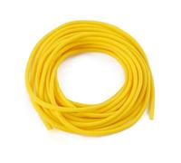 Corde élastique de pêche Corde de pêche élastique Solide en Caoutchouc, diamètre 2,4 mm, Tube Latex Jaune, 1 pièce(50mx2.4mm)