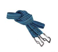 Corde élastique haute résistance avec crochets pour le transport d'équipement extérieur (bleu, 4 mètres)