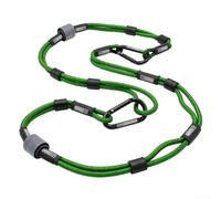 Corde élastique marine polyvalente de 1,5 m, corde d'amarrage extensible avec crochets intégrés pour sports nautiques, camping, équipement de camping-car et laisse pour chien (vert)
